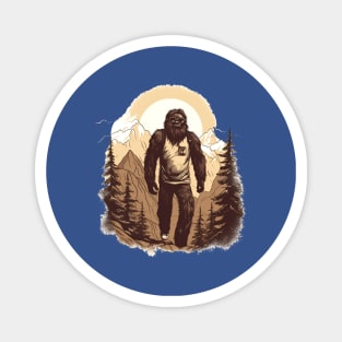 Dope Sasquatch in Nature Magnet